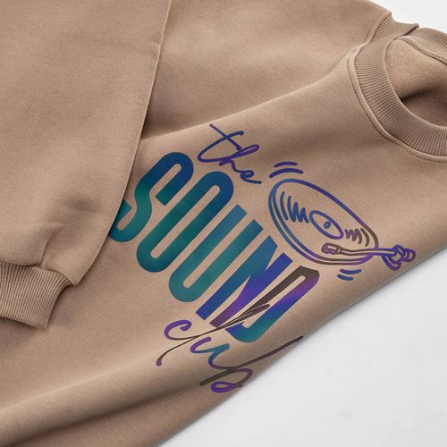 Sweat oversize Whitehaven. Coton bio, rCotton et rPET. Fabriqué au Portugal