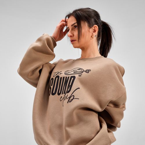 Sweat oversize Whitehaven. Coton bio, rCotton et rPET. Fabriqué au Portugal