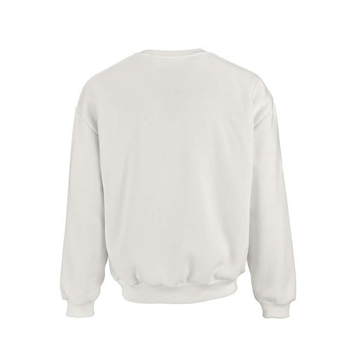 Sudadera oversize Whitehaven. Algodón orgánico, rCotton y rPET. Fabricada en Portugal
