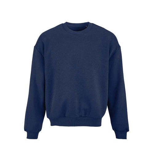 Sudadera oversize Whitehaven. Algodón orgánico, rCotton y rPET. Fabricada en Portugal