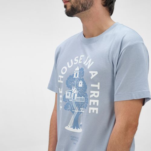 azul / blanco pastel Camiseta unisex de punto Copacabana U, 100 % algodón orgánico. 165g/m²