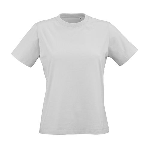 gris claro Camiseta de punto para mujer Copacabana W. 100% algodón orgánico. 165g/m²