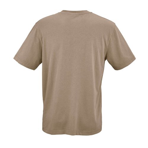 marrón claro Camiseta de jersey Maya. 100% algodón orgánico. 180g/m². Fabricada en Portugal