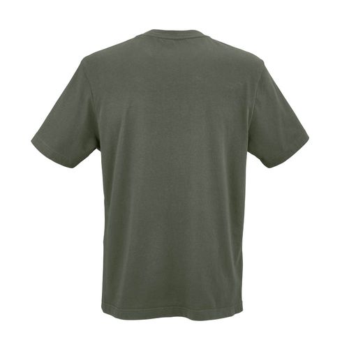 ejército verde Camiseta de jersey Maya. 100% algodón orgánico. 180g/m². Fabricada en Portugal