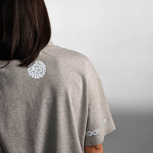 T-shirt oversize Paloma en jersey. 100% coton bio. Fabriqué au Portugal