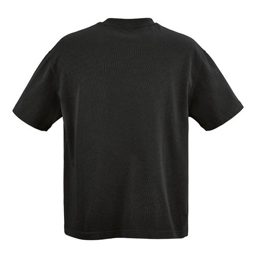 black Camiseta oversize Paloma. 100 % algodón orgánico. 240g/m²