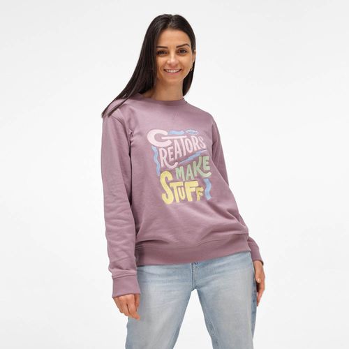 Sweat Capri mixte à col rond en french terry. 100% coton bio