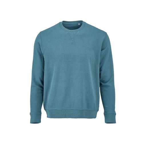 Sweat Capri mixte à col rond en french terry. 100% coton bio