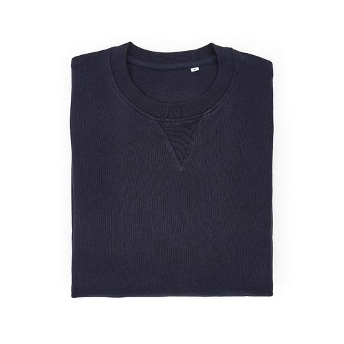 Sweat Capri mixte à col rond en french terry. 100% coton bio