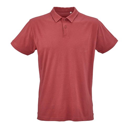 Polo mixte Ipanema à manches courtes en jersey. 100% coton bio