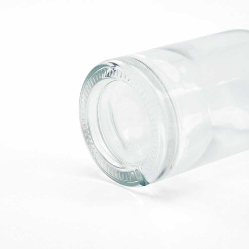 Botella de cristal Piave de 800 ml. Tapa de madera