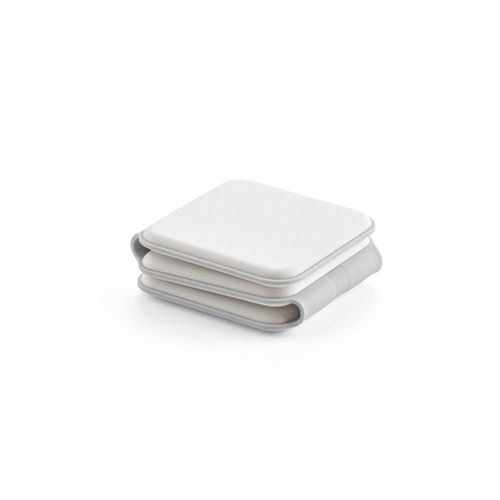 white Cargador rápido inalámbrico 3 en 1 Planck rABS. 15 W. Puerto USB-C