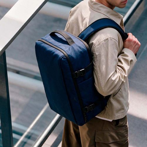 Mochila Belfast de 20l, en rPET. Equipaje de mano. Capacidad para portátil de 17