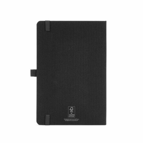 Cuaderno Dickens de tapa dura, tamaño A5, fabricado con rPET. 70 g/m², FSC®, 160 páginas