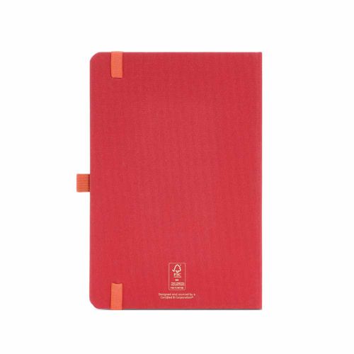 Cuaderno Dickens de tapa dura, tamaño A5, fabricado con rPET. 70 g/m², FSC®, 160 páginas