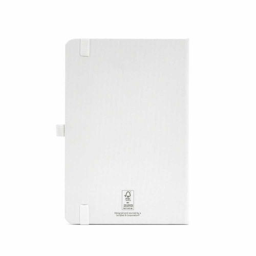 Cuaderno Dickens de tapa dura, tamaño A5, fabricado con rPET. 70 g/m², FSC®, 160 páginas