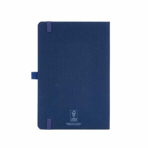 Cuaderno Dickens de tapa dura, tamaño A5, fabricado con rPET. 70 g/m², FSC®, 160 páginas