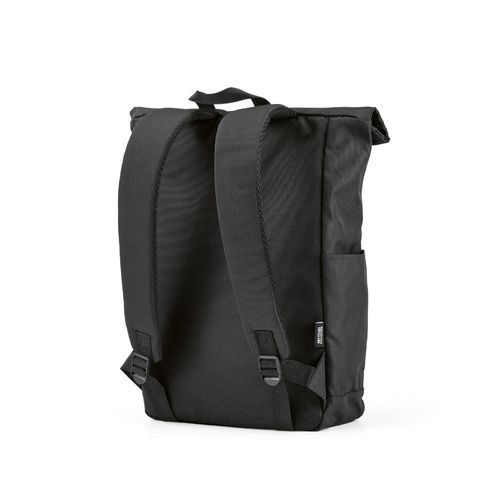 Mochila Rome de 12 litros de rPET. Cierre enrollable y de velcro