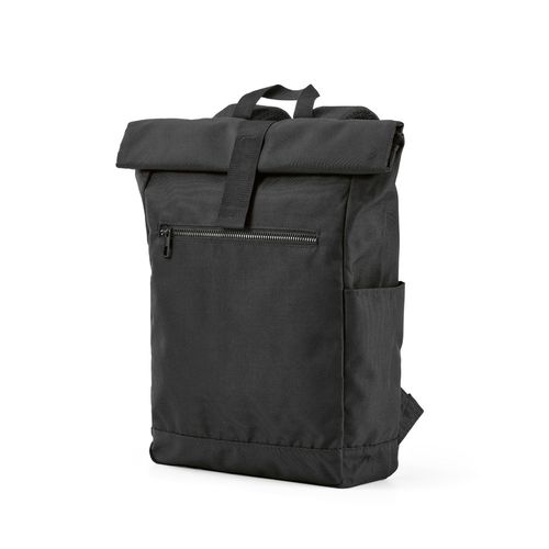 Mochila Rome de 12 litros de rPET. Cierre enrollable y de velcro