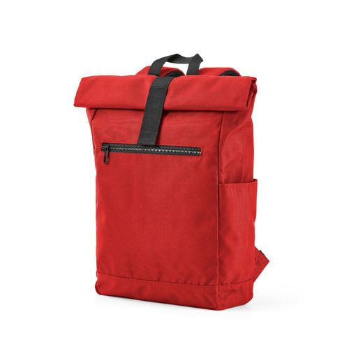 Mochila Rome de 12 litros de rPET. Cierre enrollable y de velcro