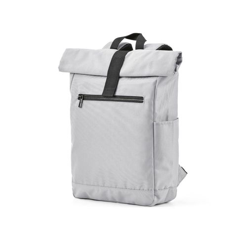 Mochila Rome de 12 litros de rPET. Cierre enrollable y de velcro