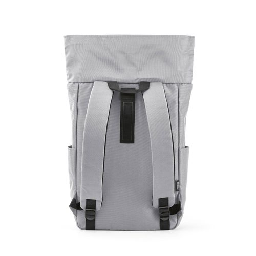 Mochila Rome de 12 litros de rPET. Cierre enrollable y de velcro