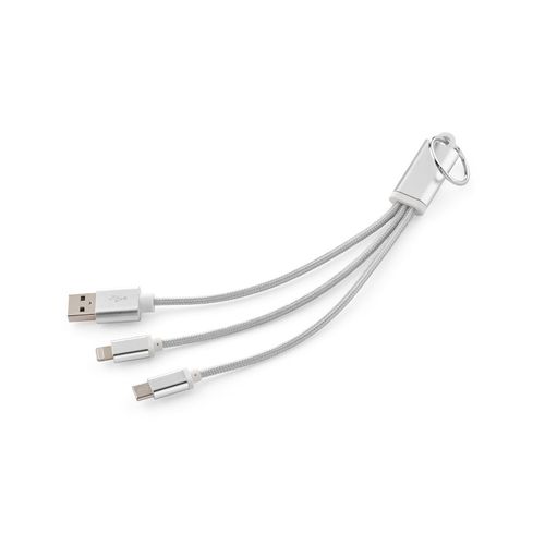 CABLE LAVOISIER 3 EN 1 DE RPVC. 10 W. CON LLAVERO