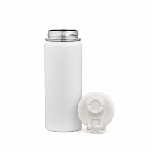 white Botella Salween rSS de 560 ml. De doble pared y doble tapa. Asa