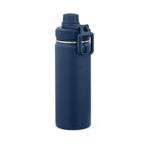azul marino Botella Salween rSS de 560 ml. De doble pared y doble tapa. Asa