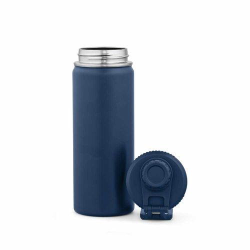 azul marino Botella Salween rSS de 560 ml. De doble pared y doble tapa. Asa