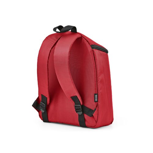 Mochila térmica Brussels de 12l, fabricada en rPET. Doble cremallera