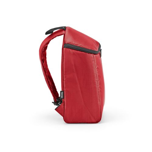 Mochila térmica Brussels de 12l, fabricada en rPET. Doble cremallera