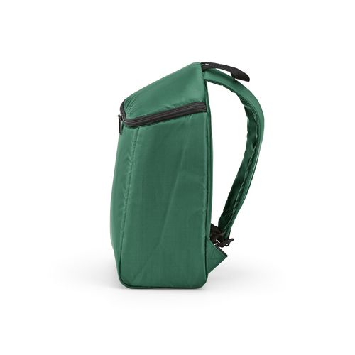 Mochila térmica Brussels de 12l, fabricada en rPET. Doble cremallera