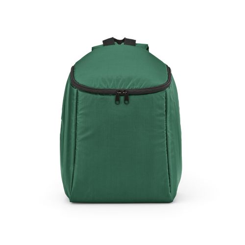 Mochila térmica Brussels de 12l, fabricada en rPET. Doble cremallera