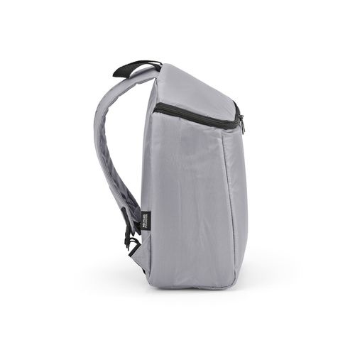 Mochila térmica Brussels de 12l, fabricada en rPET. Doble cremallera