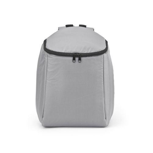 Mochila térmica Brussels de 12l, fabricada en rPET. Doble cremallera