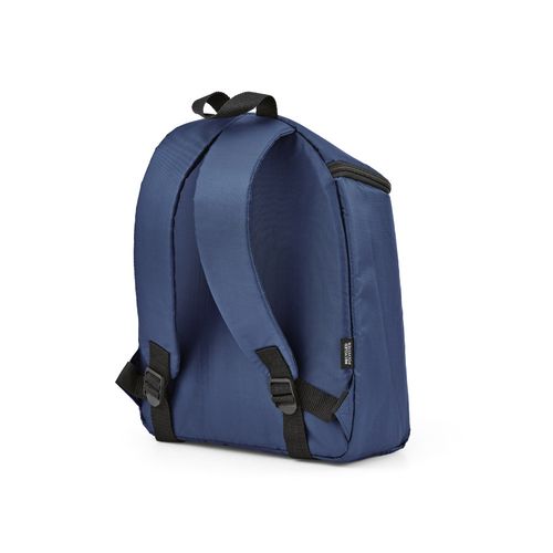 Mochila térmica Brussels de 12l, fabricada en rPET. Doble cremallera