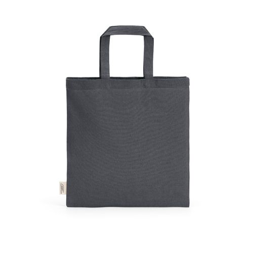 gray Bolsa de la compra Aneto de rCotton, 140 g/m². Asas de 30 cm