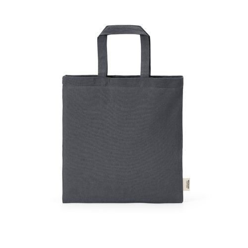 gray Bolsa de la compra Aneto de rCotton, 140 g/m². Asas de 30 cm