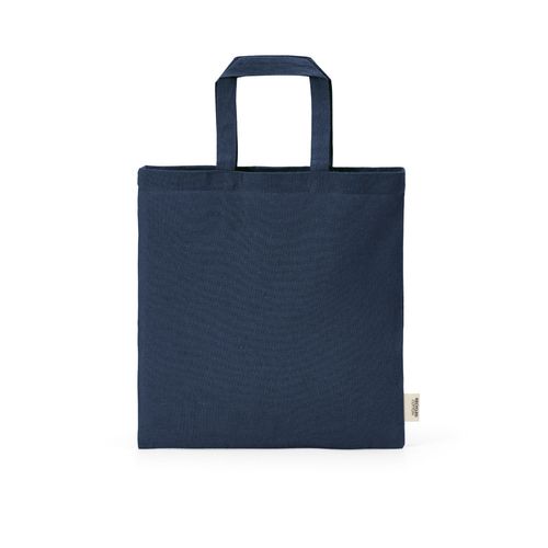 azul marino Bolsa de la compra Aneto de rCotton, 140 g/m². Asas de 30 cm
