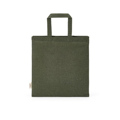 ejército verde Bolsa de la compra Aneto de rCotton, 140 g/m². Asas de 30 cm