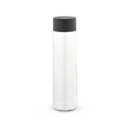 BOTELLA DE VIDRIO TURIA 500, 550 ML. TAPA NEGRA