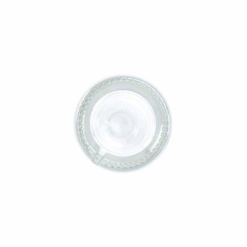 Botella de cristal Adige 500, 560 ml. Tapa plateada