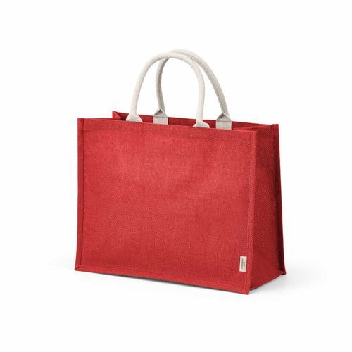 Bolsa de la compra Toubkal de yute y algodón. Asas de 40 cm