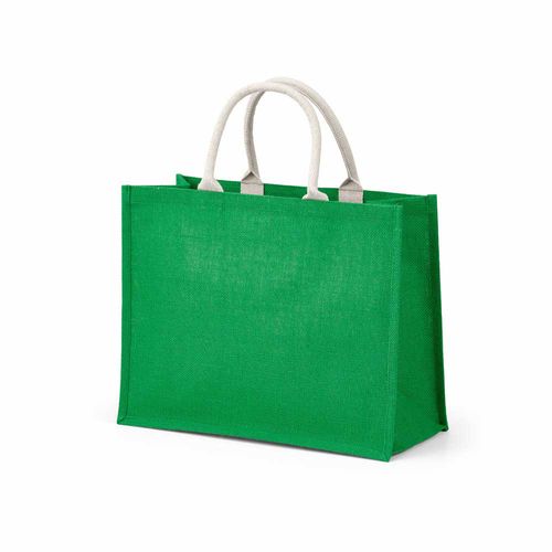 Bolsa de la compra Toubkal de yute y algodón. Asas de 40 cm
