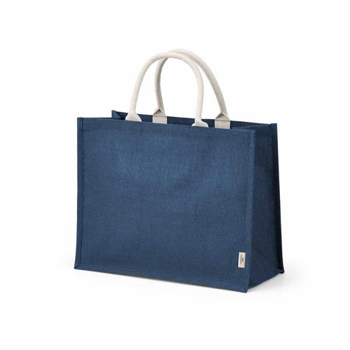Bolsa de la compra Toubkal de yute y algodón. Asas de 40 cm