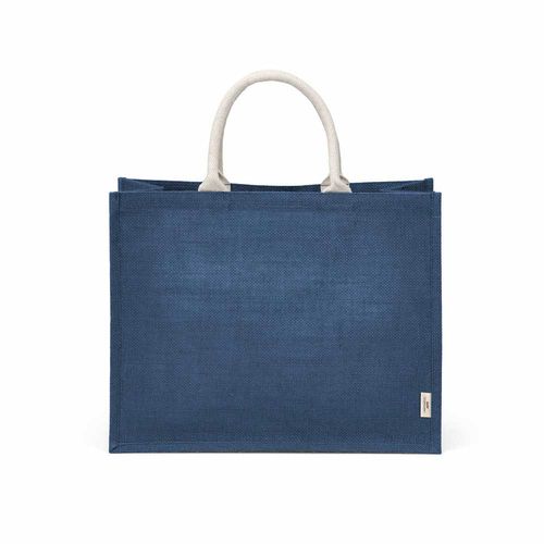 Bolsa de la compra Toubkal de yute y algodón. Asas de 40 cm