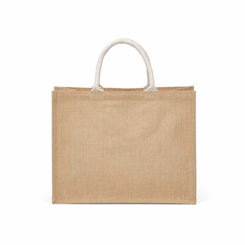Bolsa de la compra Toubkal de yute y algodón. Asas de 40 cm