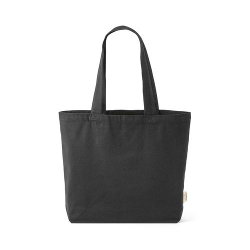 BOLSA DE LA COMPRA MULHACÉN, ALGODÓN RCOTTON, 320 G/M². ASAS DE 65 CM
