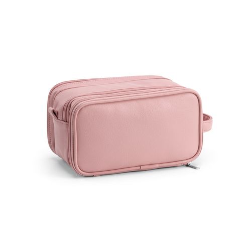 pink Neceser Helsinki de 3,5l, de rPU, con doble cremallera y cierre magnético